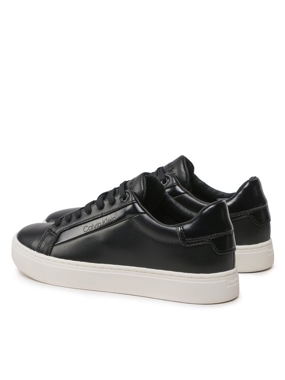 Calvin Klein Calvin Klein Sneakersy Logo Cupsole Lace Up HW0HW01353 Czarny