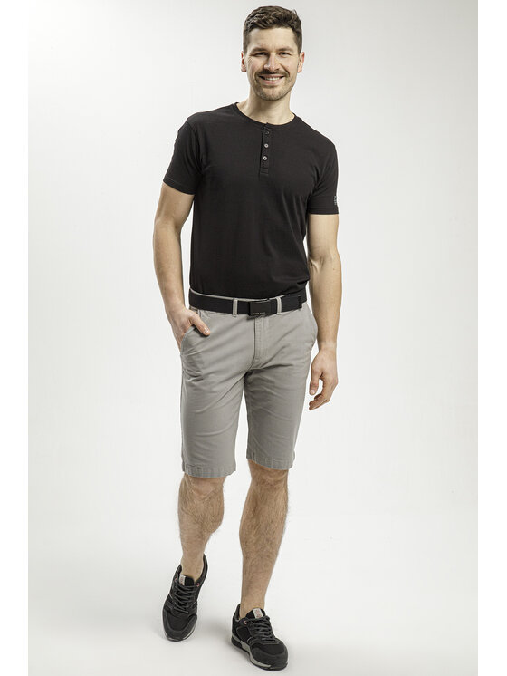 Cross Jeans Cross Jeans Szorty materiałowe A 565-281 Szary Chino Fit
