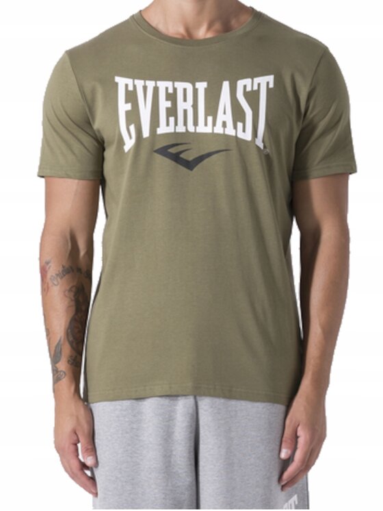 Everlast Everlast T-Shirt 37M290J86 9700 Zielony Standard Fit