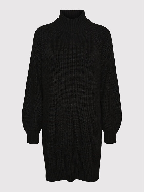 Noisy May Noisy May Sukienka dzianinowa Timmy 27017055 Czarny Relaxed Fit