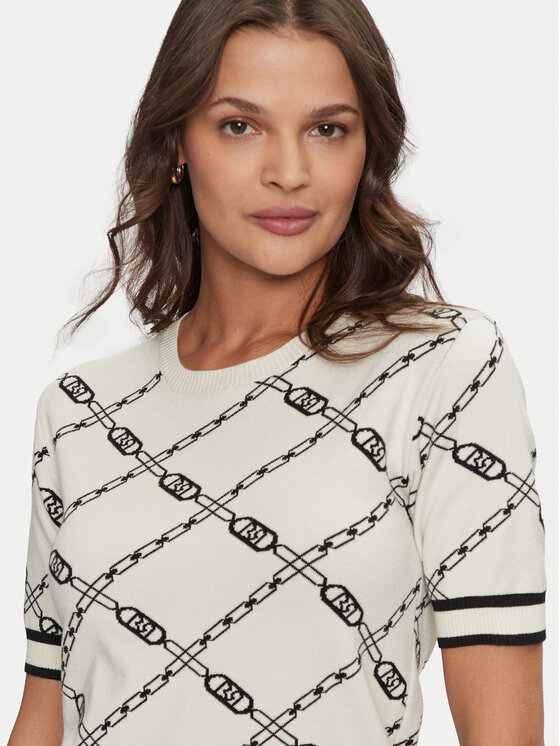 Rinascimento Rinascimento Džemper CFM0011632003 Écru Regular Fit