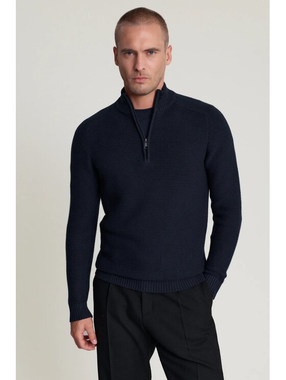 Próchnik Próchnik Sweter PM20 SW073226000067 Granatowy Regular Fit