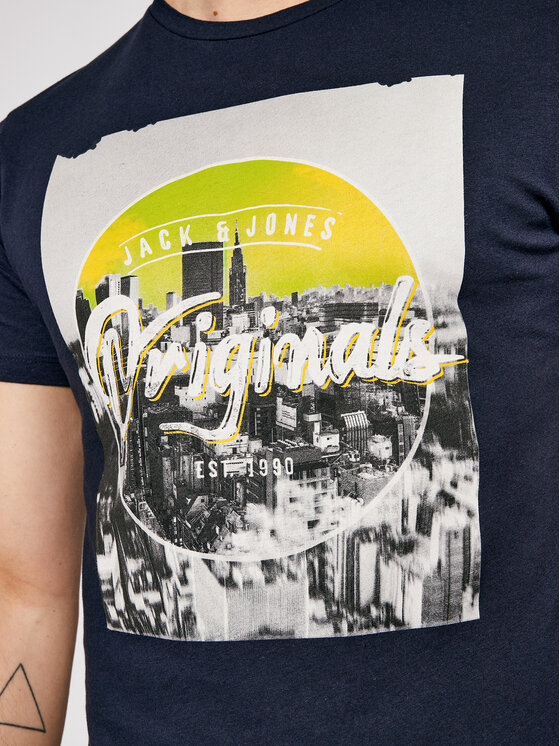 T-shirt Lyric 12189463 Blu scuro Regular Fit