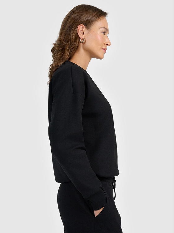 4F 4F Bluza FOB Czarny Loose Fit