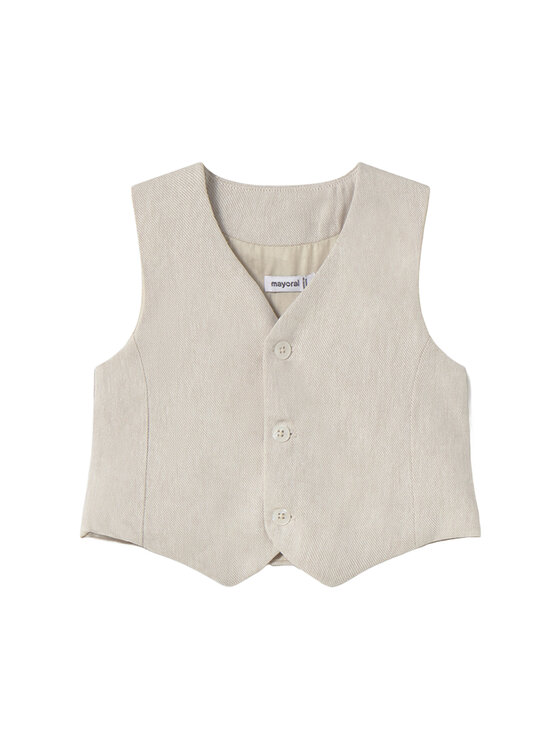 Mayoral Vestă elegantă 1303 Bej Regular Fit