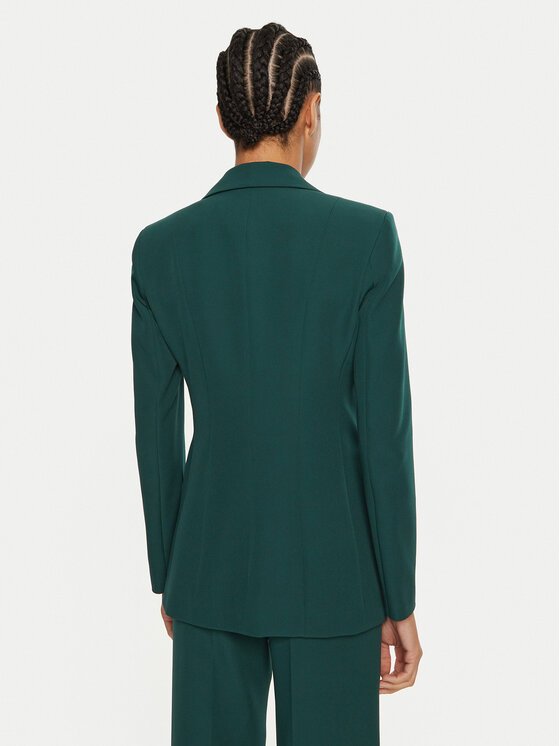Maryley Maryley Marynarka 24IB139/43GU Zielony Regular Fit