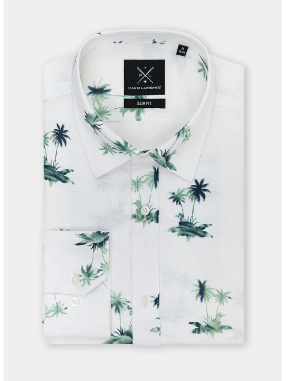 Pako Lorente Pako Lorente Koszula P22SF-1X-011 Biały Slim Fit