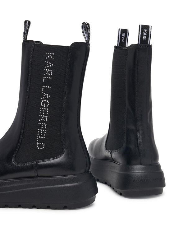 KARL LAGERFELD KARL LAGERFELD Μποτάκια με λάστιχο Katya KL46660 Μαύρο