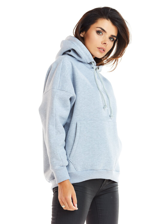 Infinite You Infinite You Felpa M223 Grigio Basic Fit