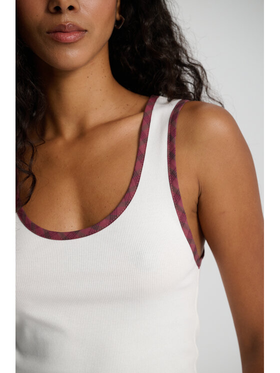 Le Songe Le Songe Top ZOJA Biały Basic Fit