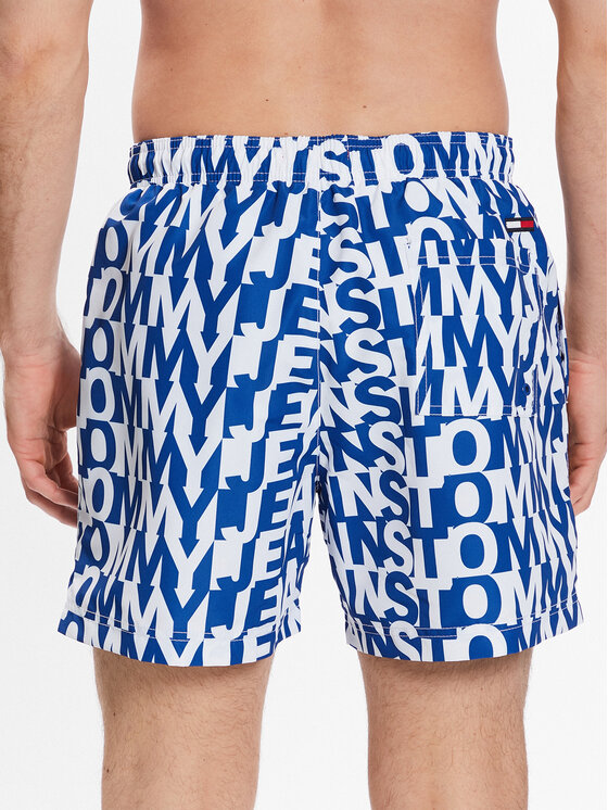 Tommy Jeans Tommy Jeans Szorty kąpielowe UM0UM02759 Niebieski Slim Fit