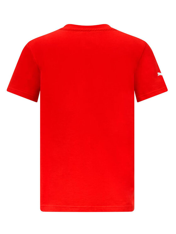 Puma Puma T-Shirt Scuderia Ferrari Shield Czerwony Regular Fit