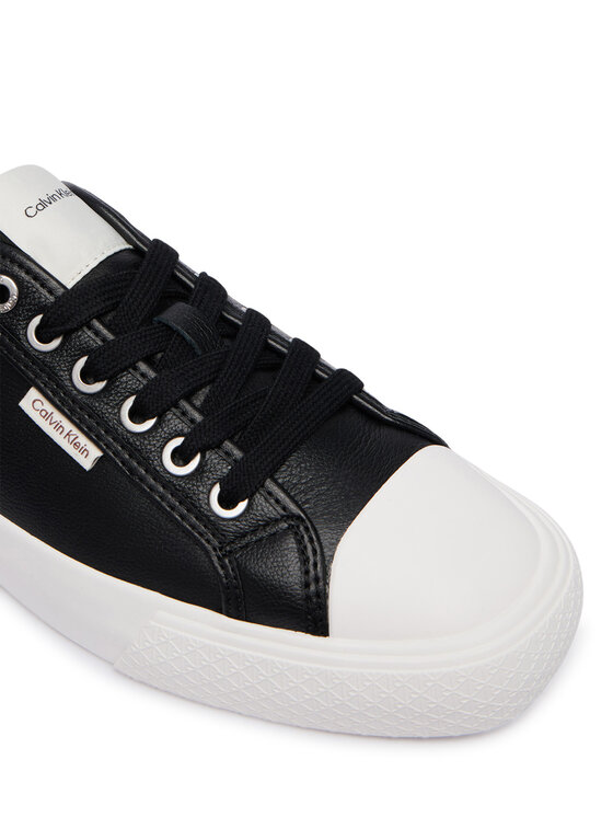 Calvin Klein Calvin Klein Sportbačiai Vulc Lace Up Low Lth HW0HW03077 Juoda