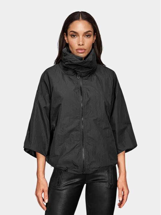 MADE BY SOCIETY MADE BY SOCIETY Kurtka anorak H27844FS1629998-HANORAC Czarny Basic Fit