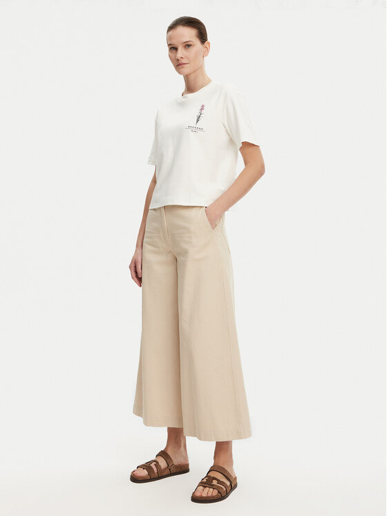 Weekend Max Mara Weekend Max Mara Tricou Lecco 2515941052 Alb Boxy Fit