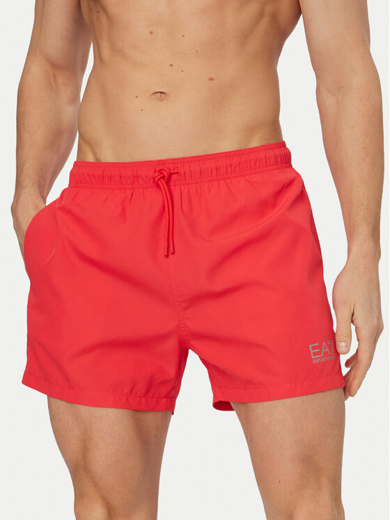 EA7 Emporio Armani EA7 Emporio Armani Úszónadrág 7M001677 AF13019 M4093 Piros Regular Fit