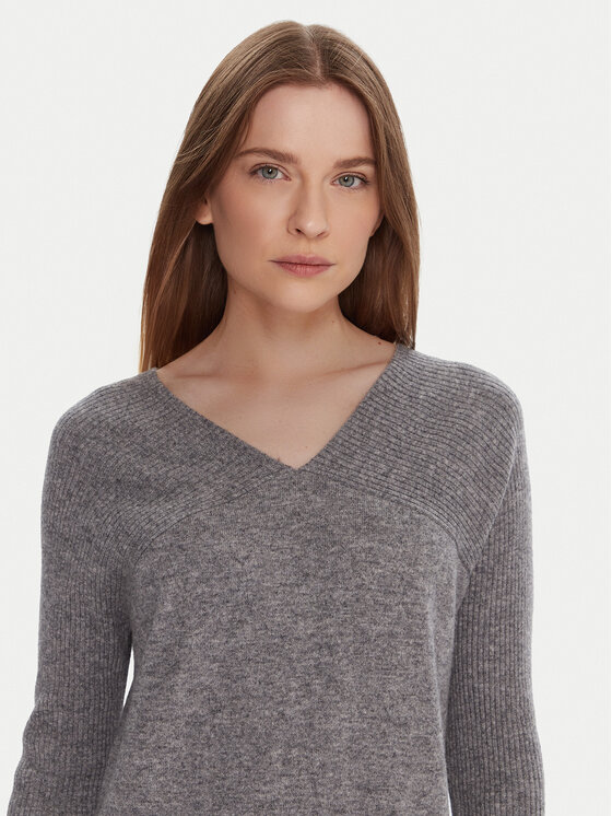 United Colors Of Benetton United Colors Of Benetton Džemper haljina 1044DV02C Siva Relaxed Fit