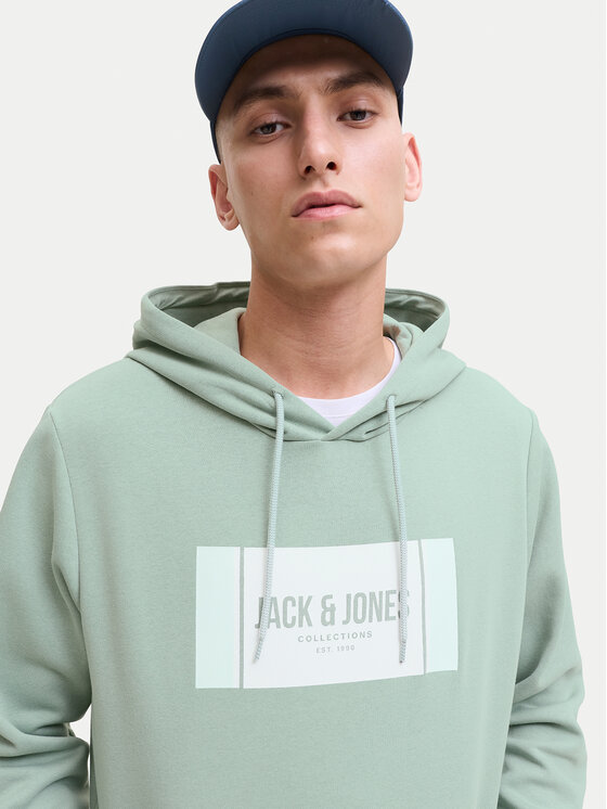Jack & Jones Jack & Jones Bluză Hayato 12278614 Verde Regular Fit