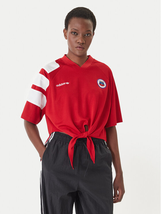adidas adidas Тишърт Chile Reconstructed Bringback KD0968 Червен Loose Fit