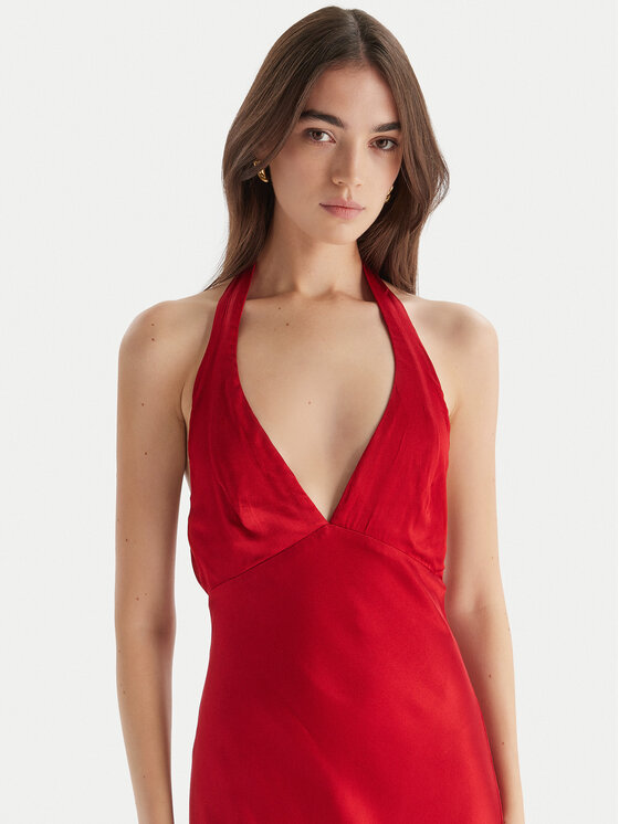 Bardot Bardot Официална рокля Magdalene 60125DB Червен Regular Fit