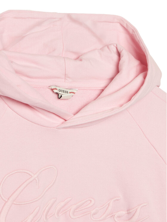Guess Guess Mikina J6GQ03 KAD74 Světle růžová Relaxed Fit