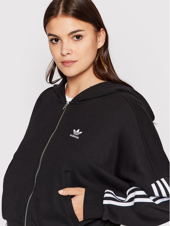 Felpa adicolor HM2130 Nero Loose Fit
