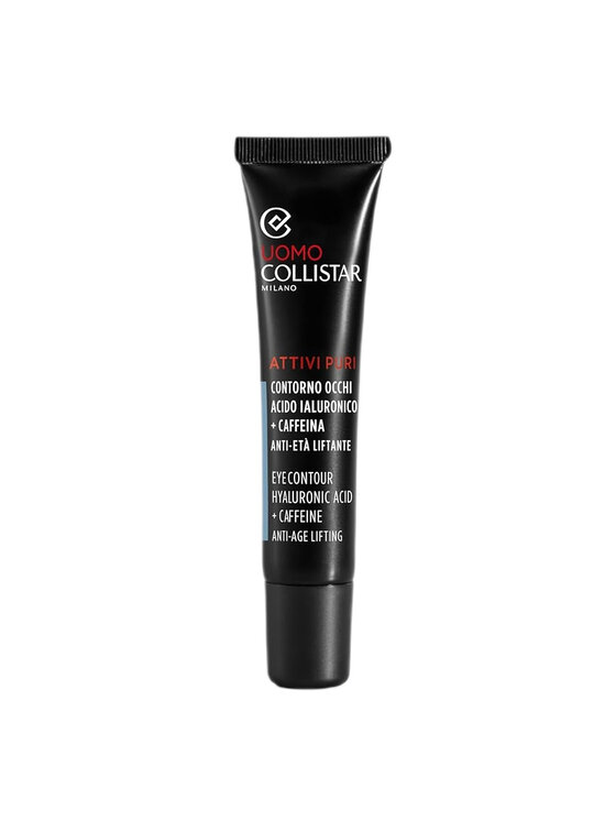 Krem pod oczy Collistar, Collistar Uomo Attivi Puri krem pod oczy z kwasem hialuronowym i kofeiną 15ml
