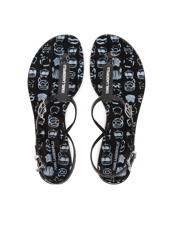 KARL LAGERFELD KARL LAGERFELD Sandali Jelly KL80002G Nero