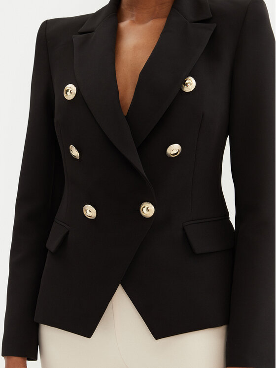 Rinascimento Rinascimento Sacou CFC0122865003 Negru Regular Fit