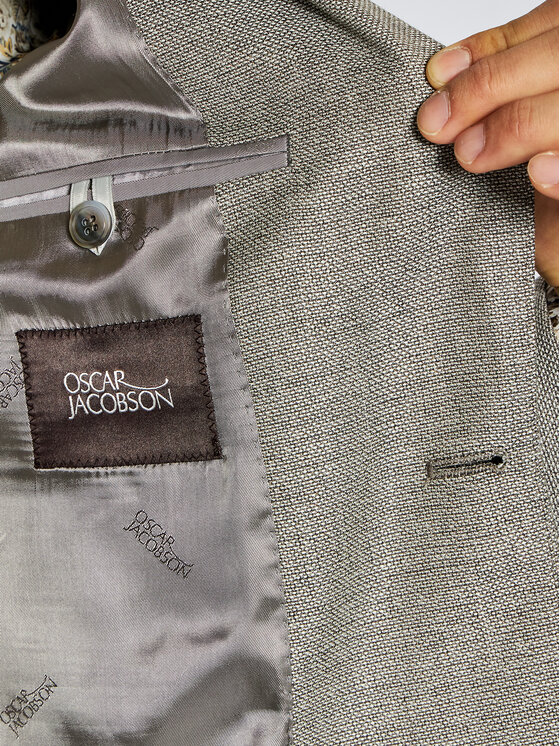 Oscar Jacobson Oscar Jacobson Giacca da abito Egel 3363 5027 Beige Slim Fit