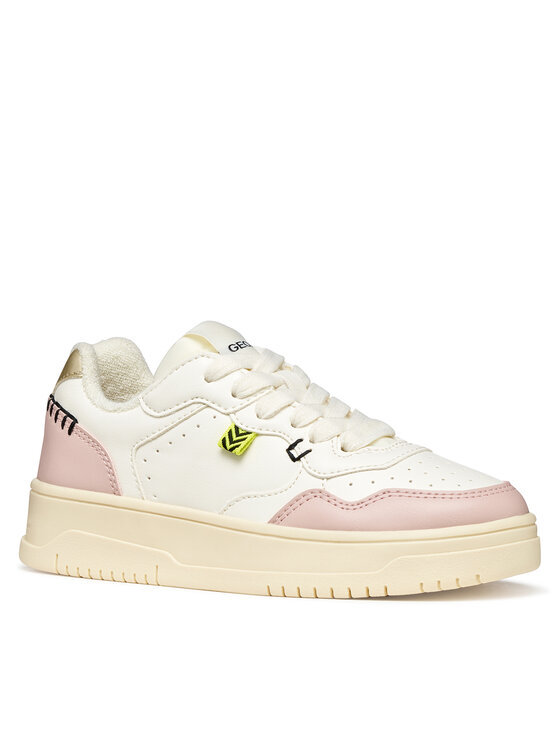 Geox Geox Sneakers J Lestrella Girl J56NLC 000BC C1Z8W D Bianco