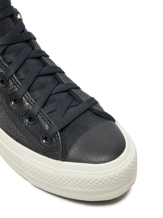 Converse Converse Tenisice Chuck Taylor All Star Lift Platform Water Repellent Leather A08312C Crna