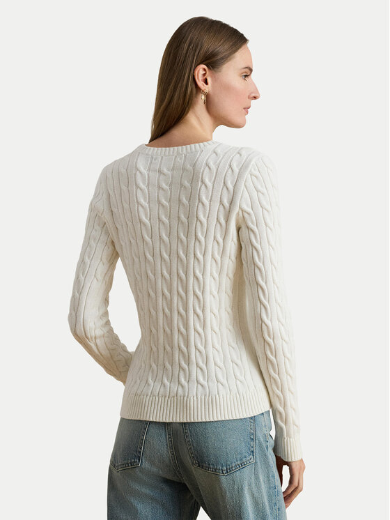 LAUREN RALPH LAUREN LAUREN RALPH LAUREN Pulover 200P03508003 Bela Slim Fit