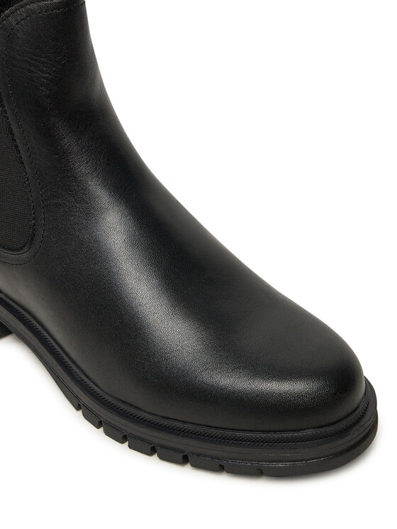 Tamaris Tamaris Kotníková obuv s elastickým prvkem 1-26804-43 Černá