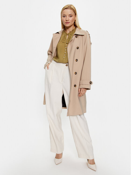 Bruuns Bazaar Bruuns Bazaar Trench Adelena BBW3473 Bež Regular Fit