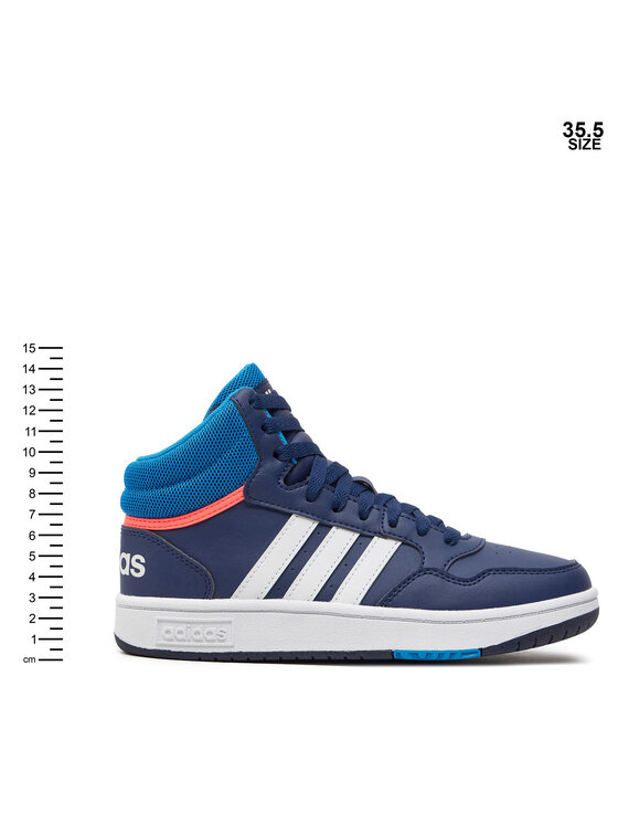 adidas Sneakers Hoops Mid 3.0 K GW0400 Dunkelblau Modivo