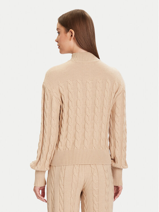 Guess Guess Golfas W5BR30 Z1192 Smėlio Relaxed Fit