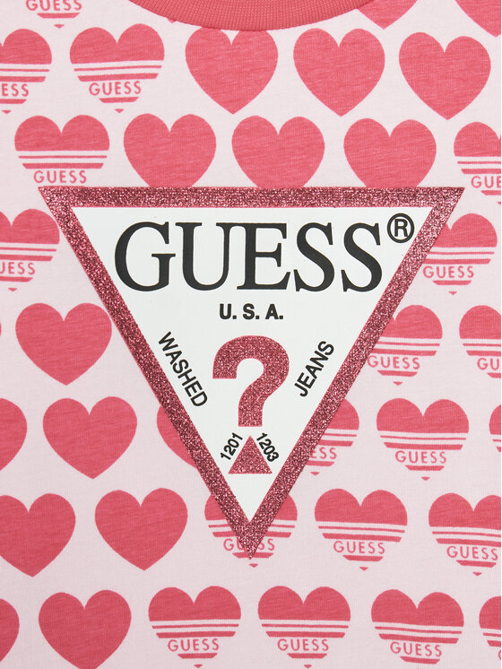 Guess Guess T-Shirt K5RI15 K6YW4 Kolorowy Regular Fit