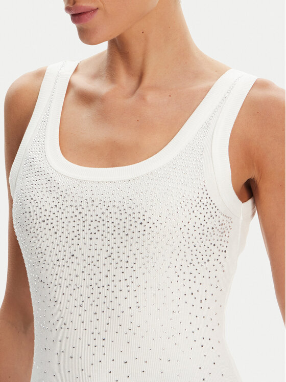 Rinascimento Rinascimento Top CFC0124040003 Alb Regular Fit