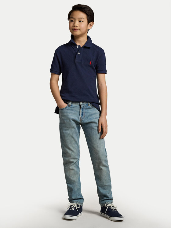 Polo Ralph Lauren Polo Ralph Lauren Поло 323547926 Cиній Slim Fit
