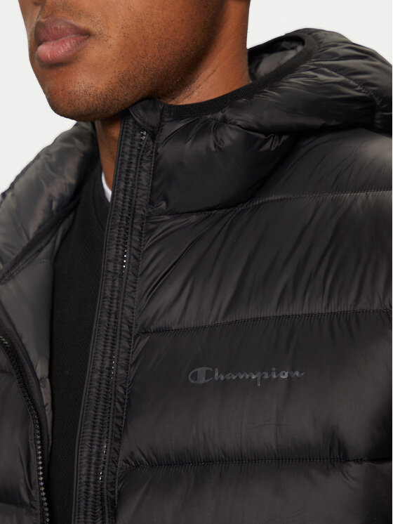 Champion Champion Зимова куртка 220342 Чорний Regular Fit