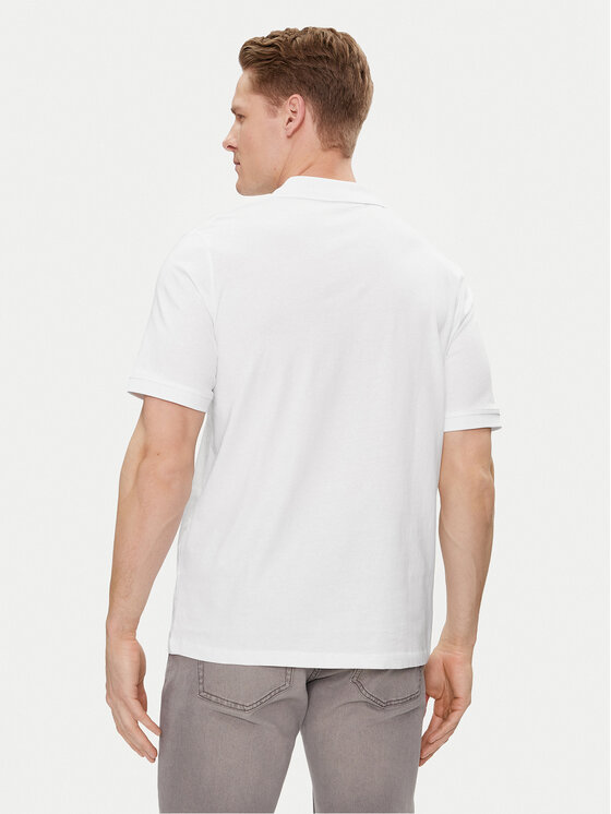 Jack&Jones Jack&Jones Polo Forest 12248621 Biały Standard Fit