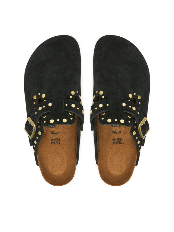 Birkenstock Birkenstock Klapki Boston Rivet 1030491 Czarny