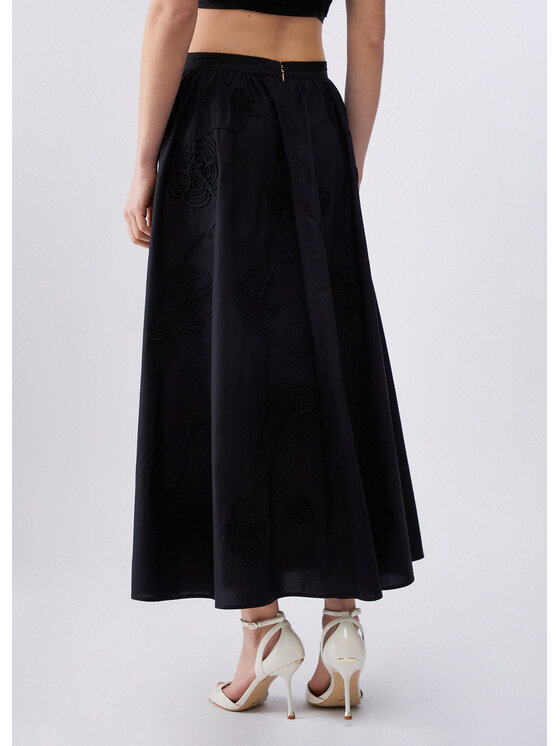 Liu Jo Liu Jo Gonna midi CA6178T039A22222 Nero Regular Fit