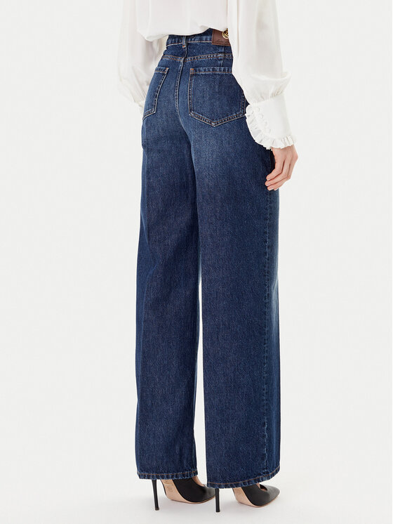 Luisa Spagnoli Luisa Spagnoli Džínsy Ortografia 542372 Tmavomodrá Wide Leg