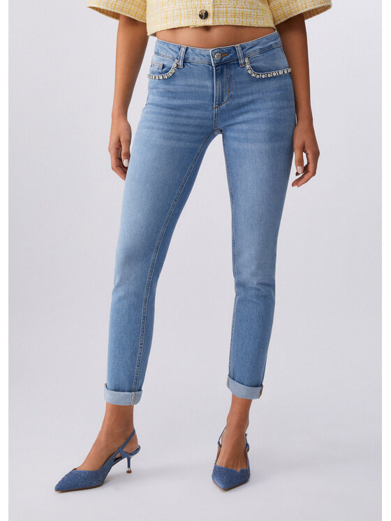 Liu Jo Liu Jo Jeans UA6006D031078801 Celeste Slim Fit