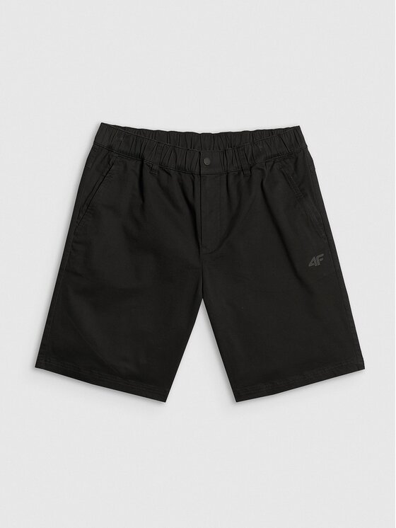4F 4F Pantaloncini di tessuto 4FRSS26TSHOM0929-20S Nero Regular Fit