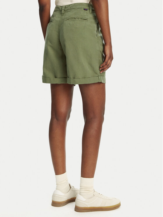 Robe di Kappa Robe di Kappa Pantalon scurți din material Yvonne Light Linnen 62124LW Verde Regular Fit