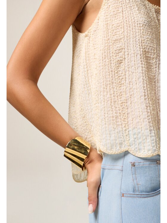 Oltre Oltre Blusa 2024J000789N021 Bianco Regular Fit