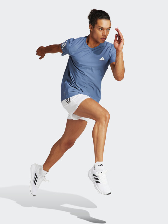 adidas Technisches T-Shirt Own the Run IN1515 Blau Regular Fit | Modivo.de